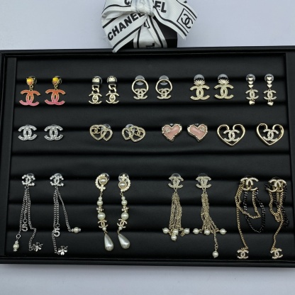 Chanel Stud Earrings Collection