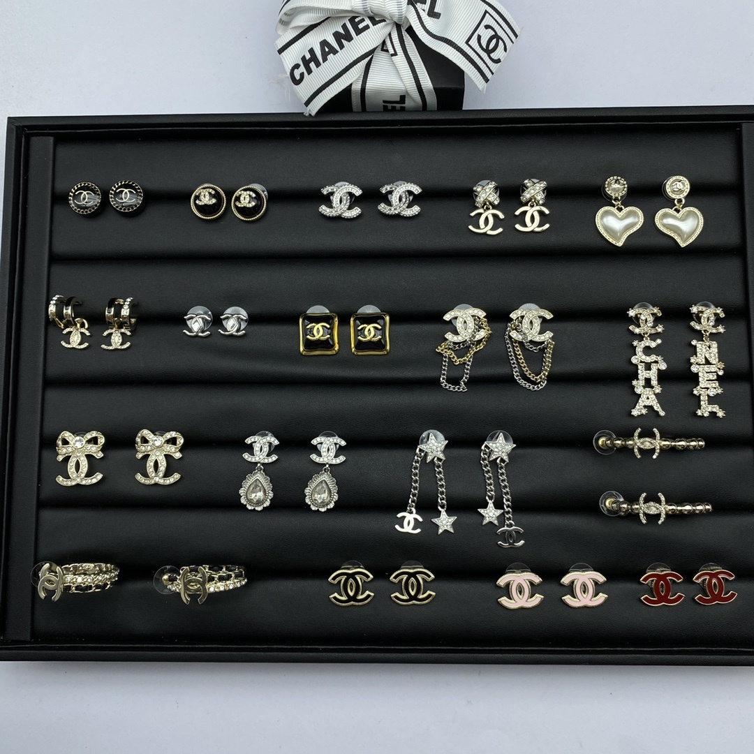 Chanel Stud Earrings Collection