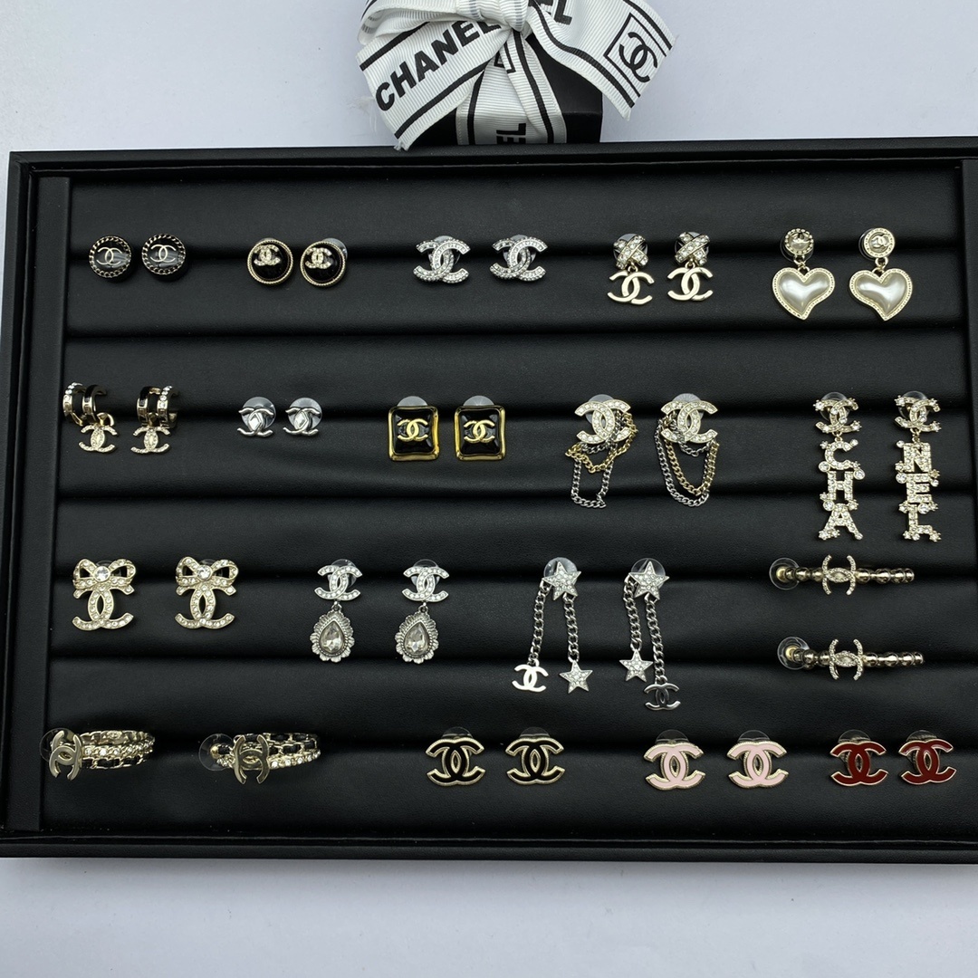 Chanel Stud Earrings Collection