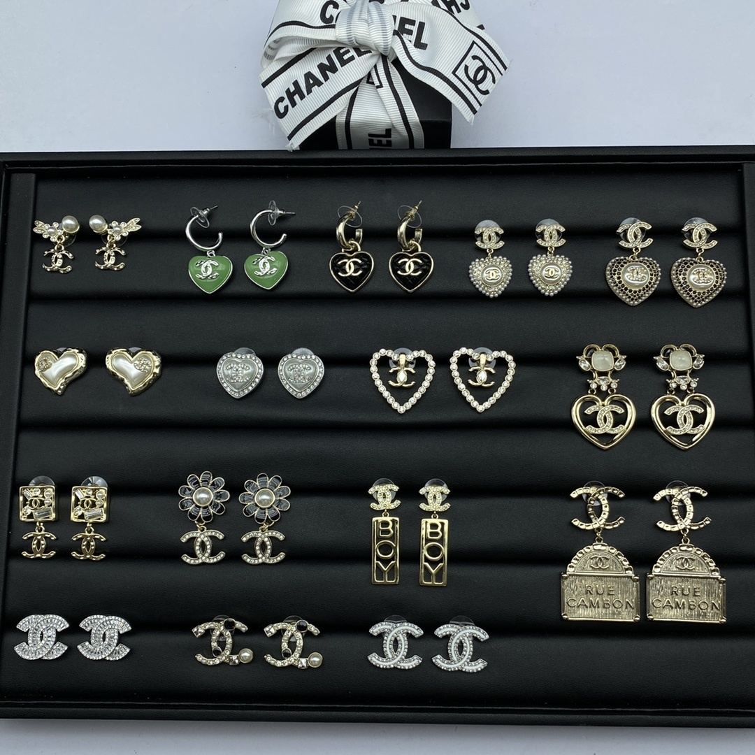 Chanel Stud Earrings Collection