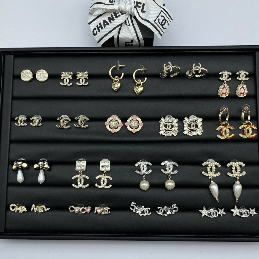 Chanel Stud Earrings Collection