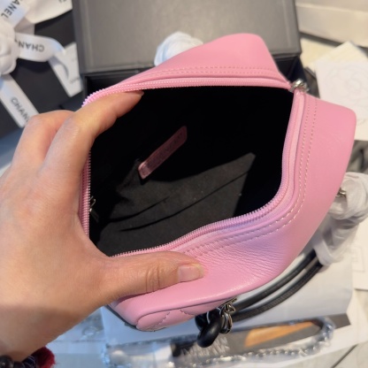 Chanel Pink Vintage Cambon Bowling Bag