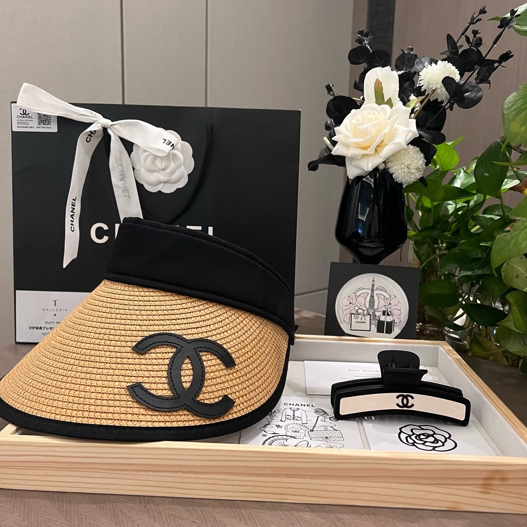 Chanel Double C Sun Hat