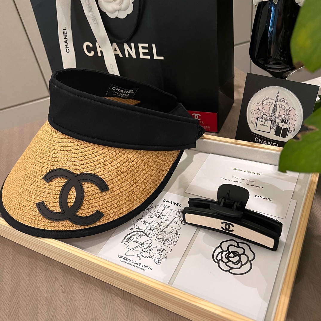 Chanel Double C Sun Hat
