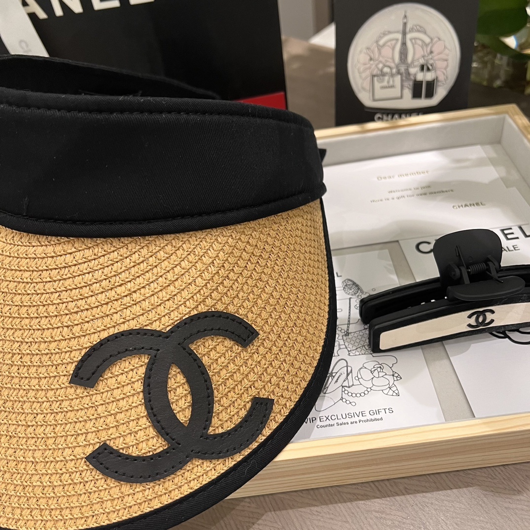 Chanel Double C Sun Hat