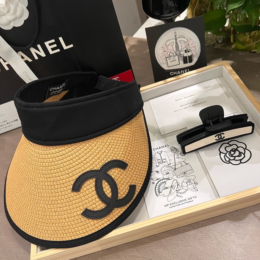 Chanel Double C Sun Hat