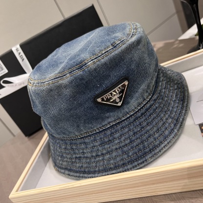 Prada Denim Bucket Hat