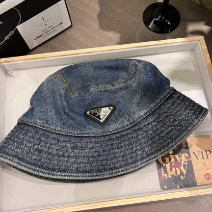 Prada Denim Bucket Hat