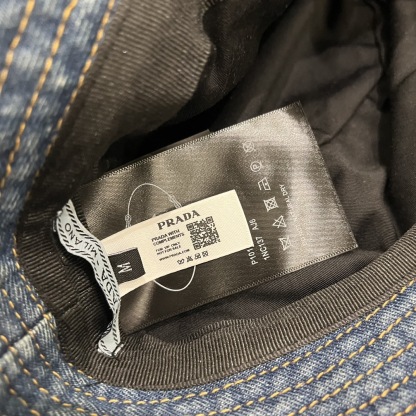 Prada Denim Bucket Hat