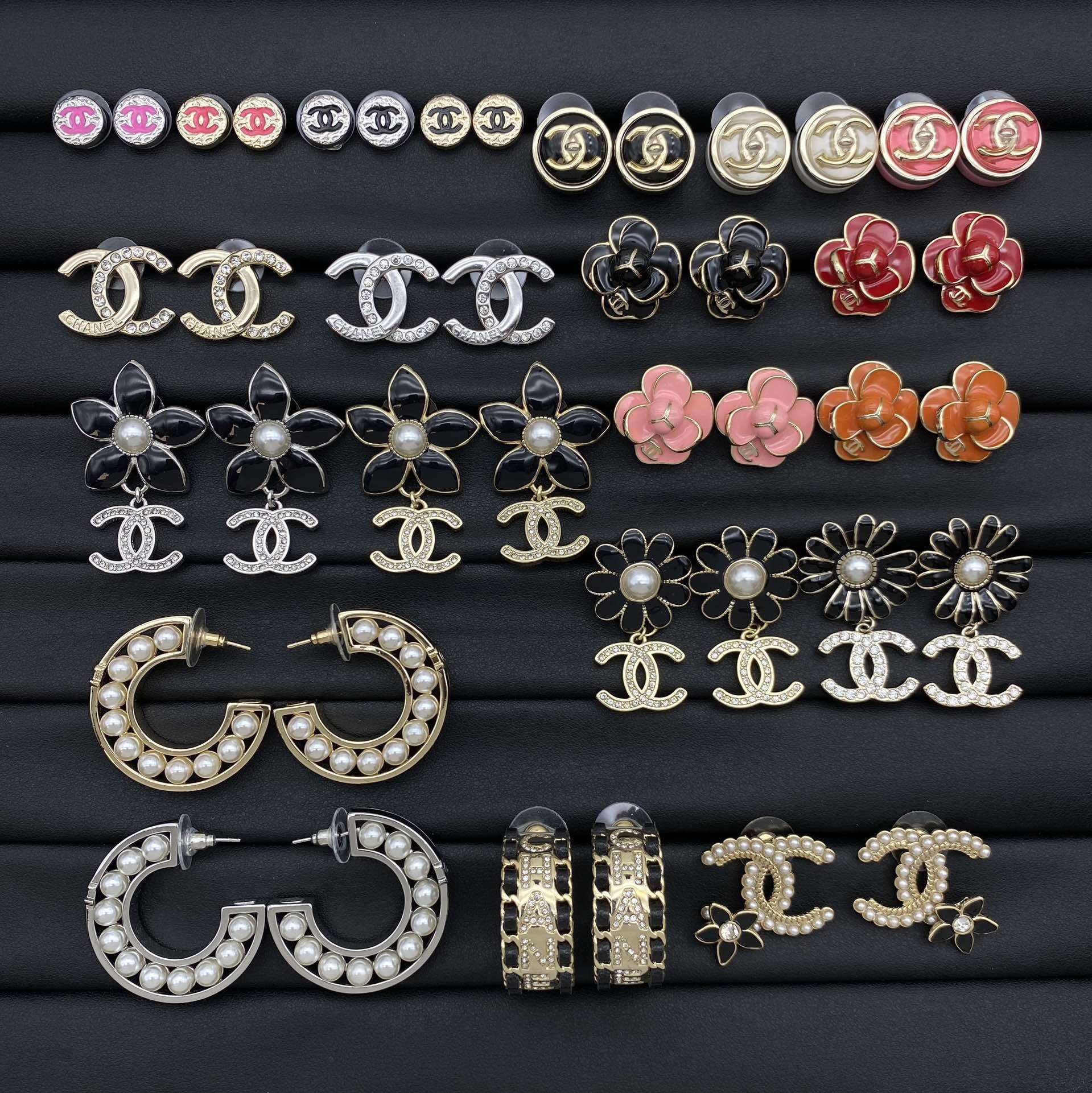 Chanel Stud Earrings Collection