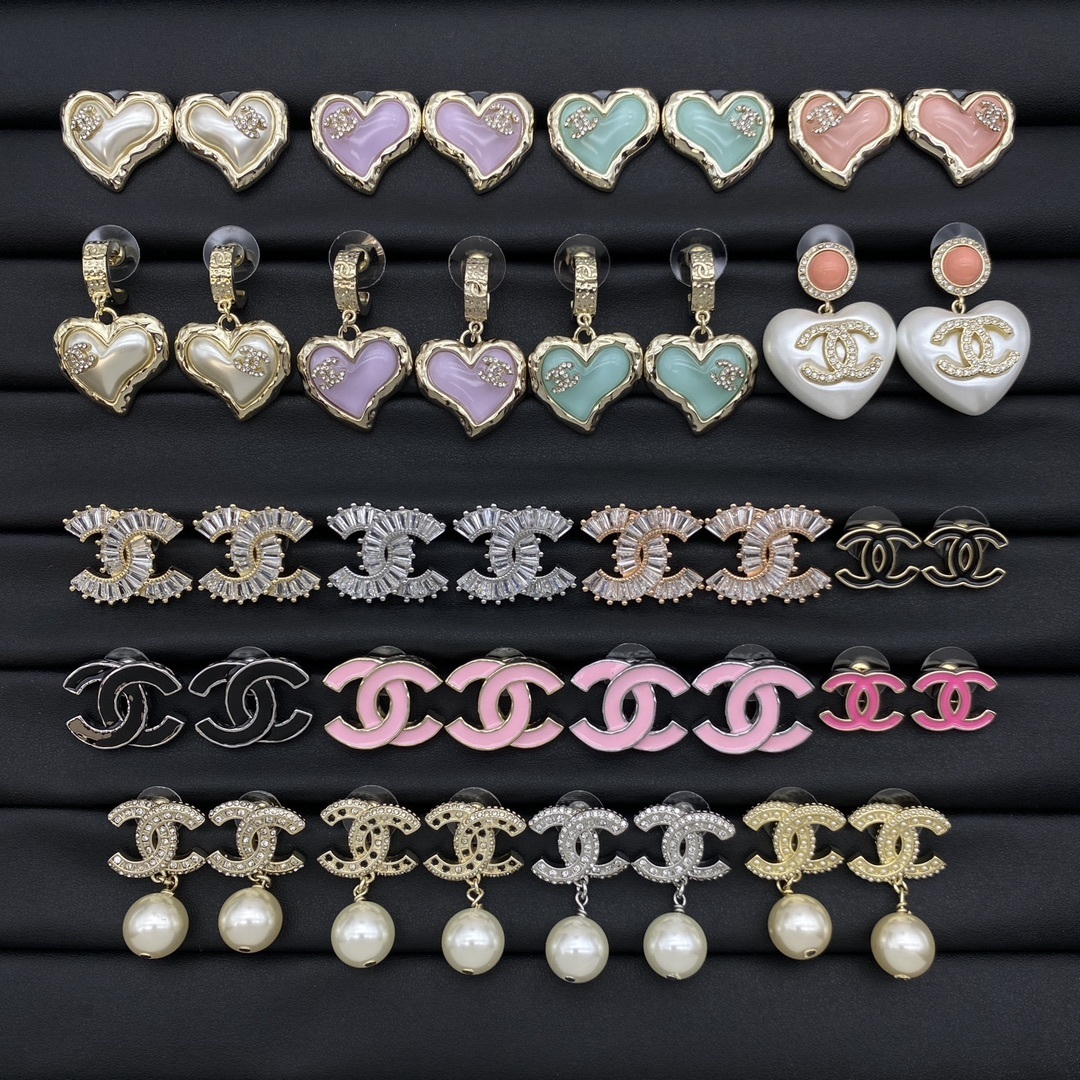Chanel Stud Earrings Collection