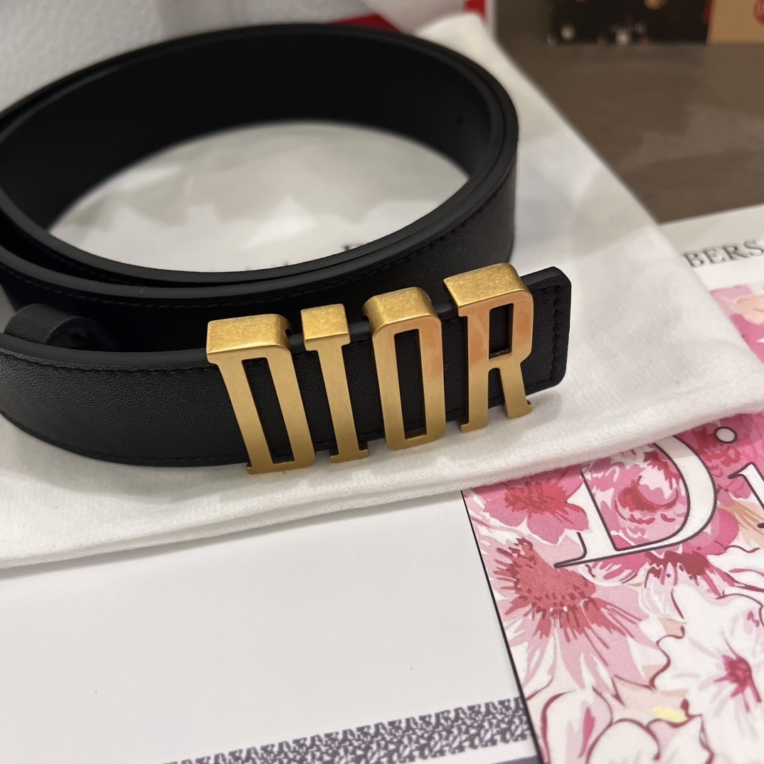 Dior Classic Letter Belt