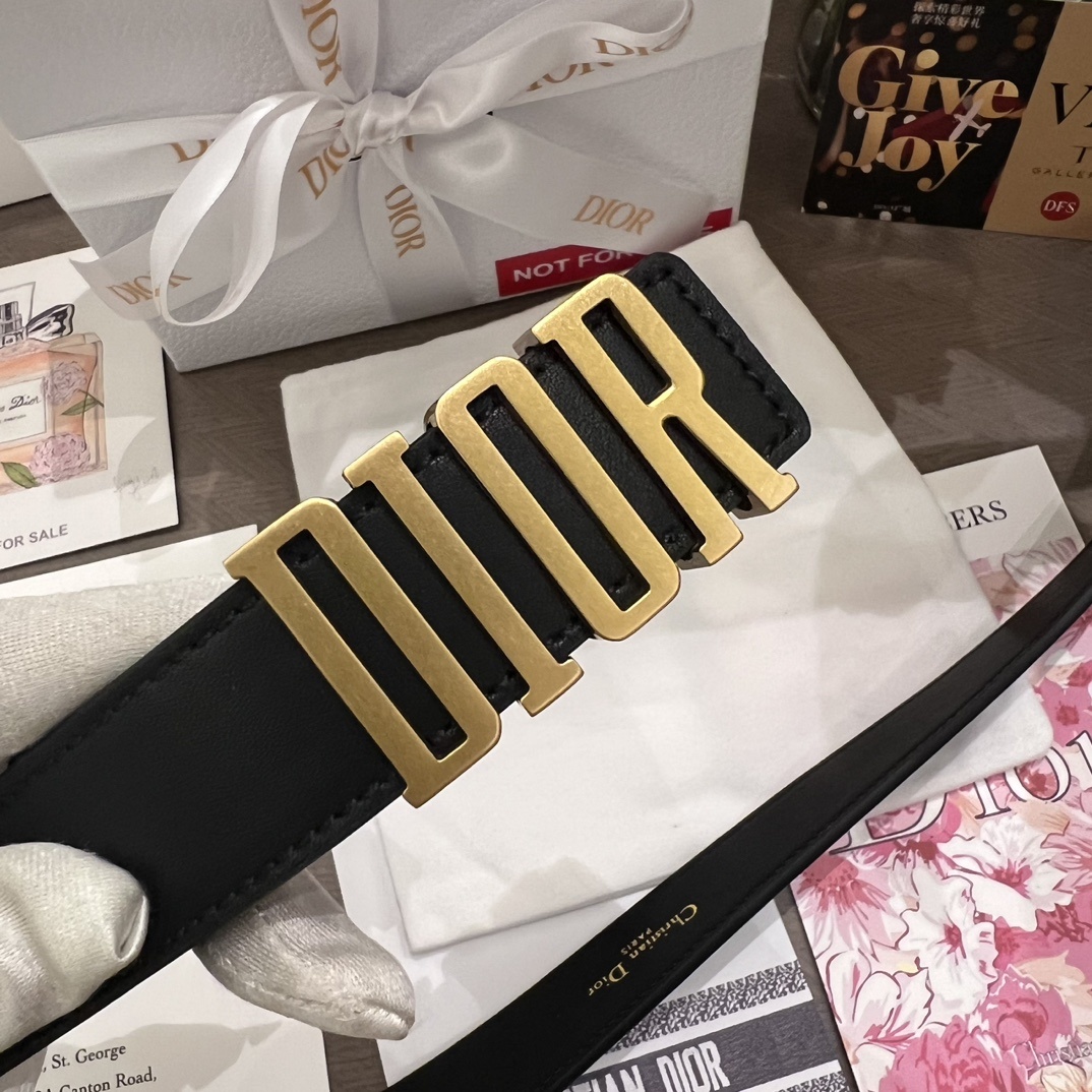 Dior Classic Letter Belt