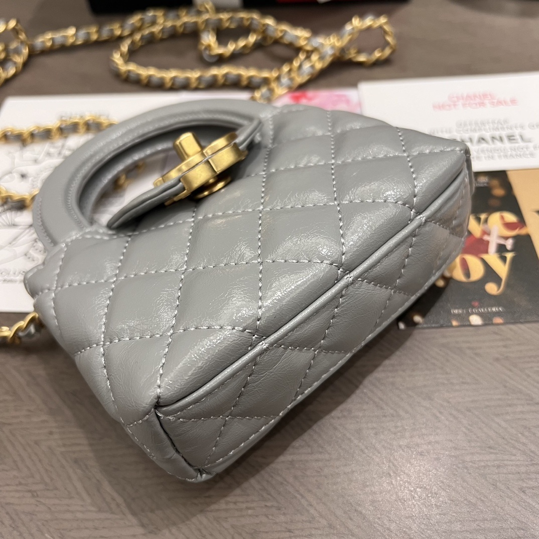 Chanel 23K Kelly Handle Chain Bag