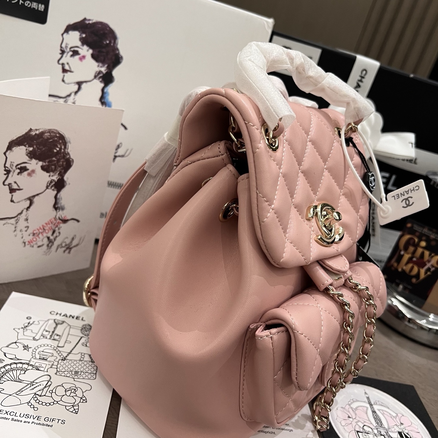 Chanel Quilted Duma Backpack