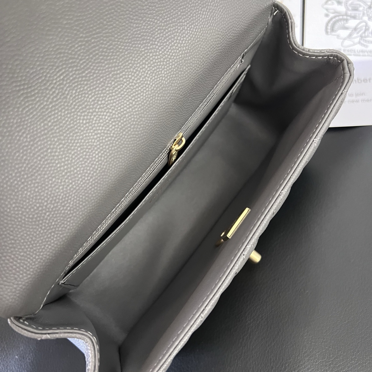 Chanel 24A Mini CF Handle Tote Bag