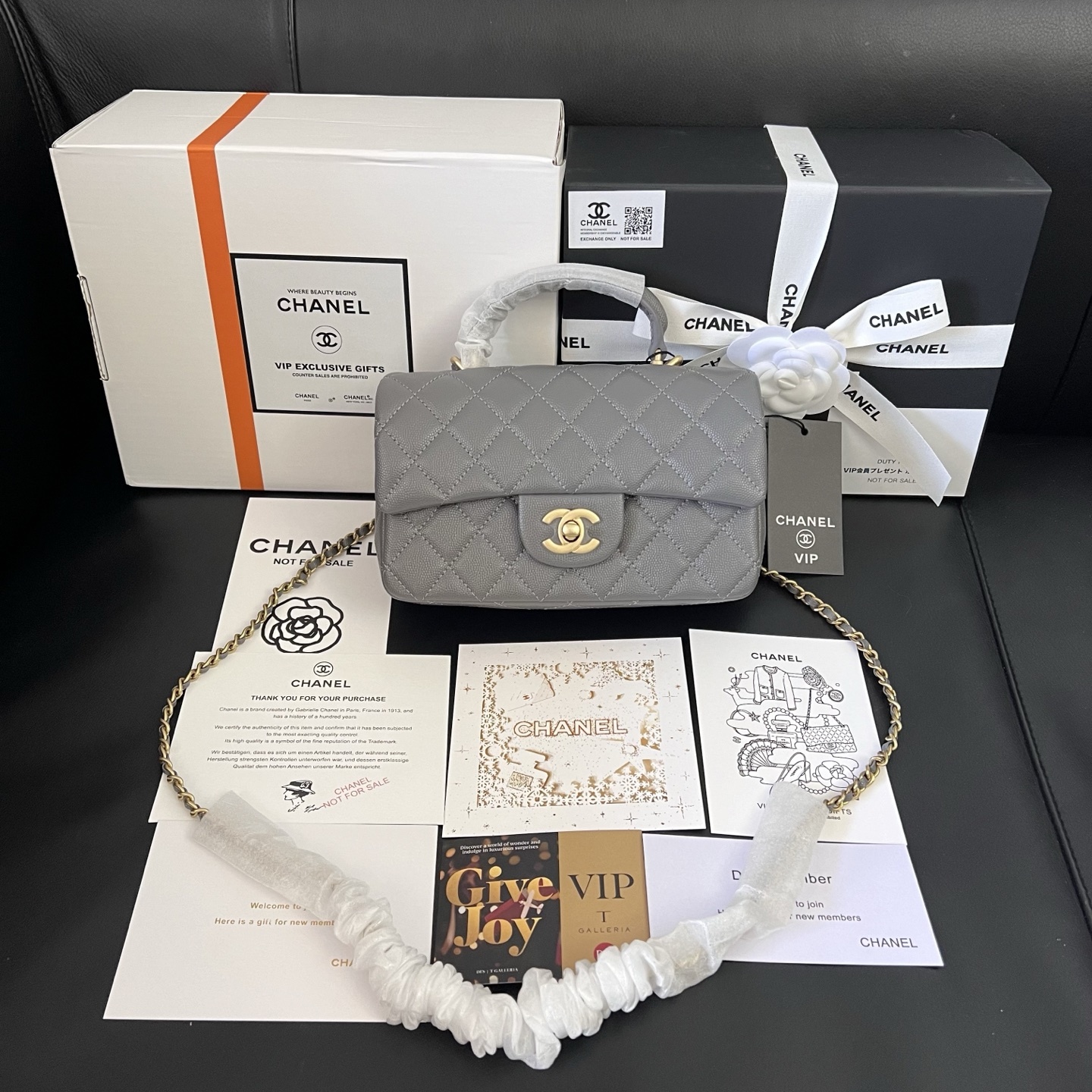 Chanel 24A Mini CF Handle Tote Bag