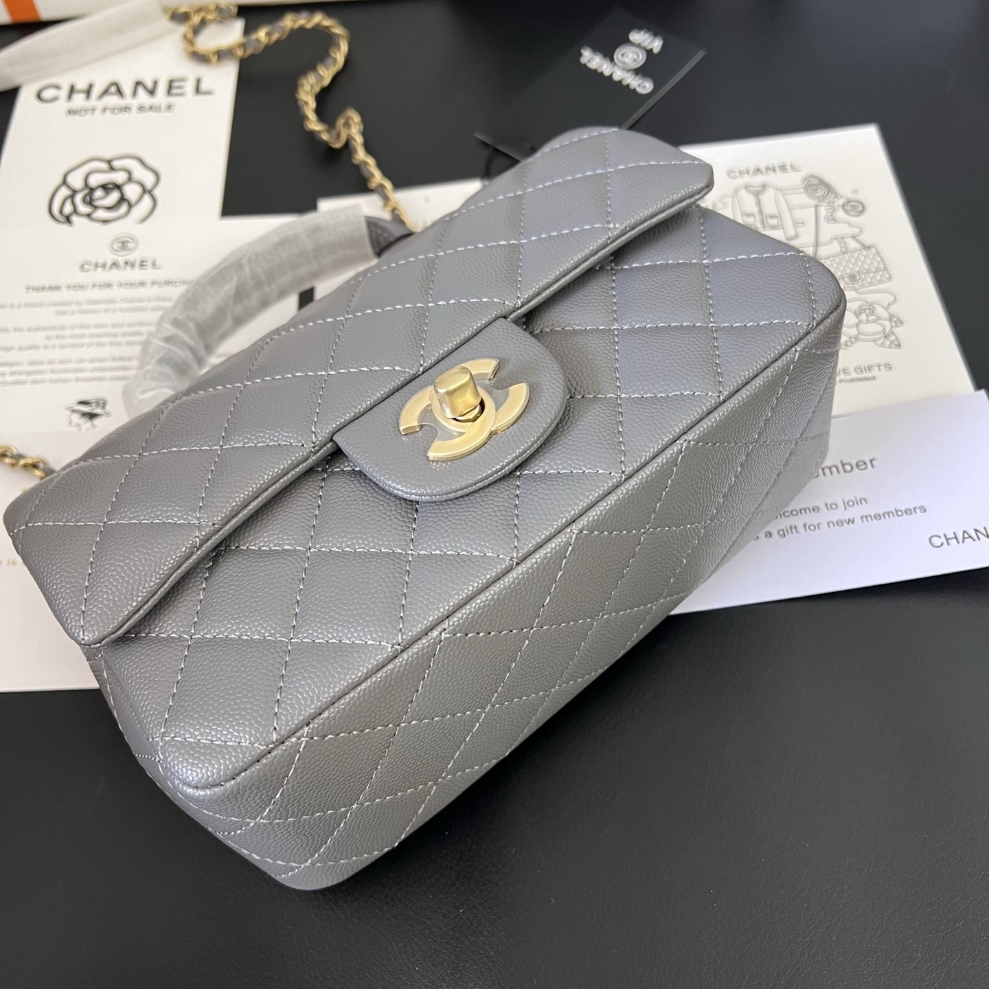 Chanel 24A Mini CF Handle Tote Bag