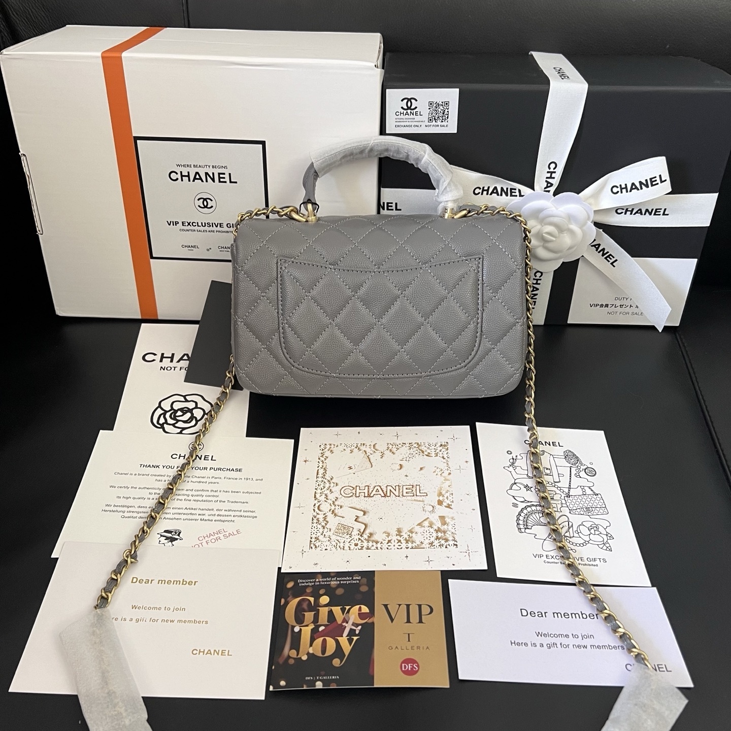 Chanel 24A Mini CF Handle Tote Bag