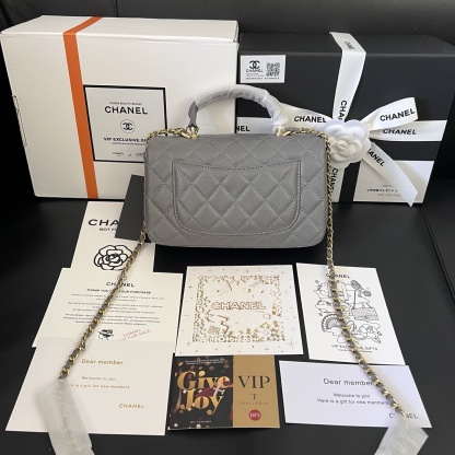 Chanel 24A Mini CF Handle Tote Bag