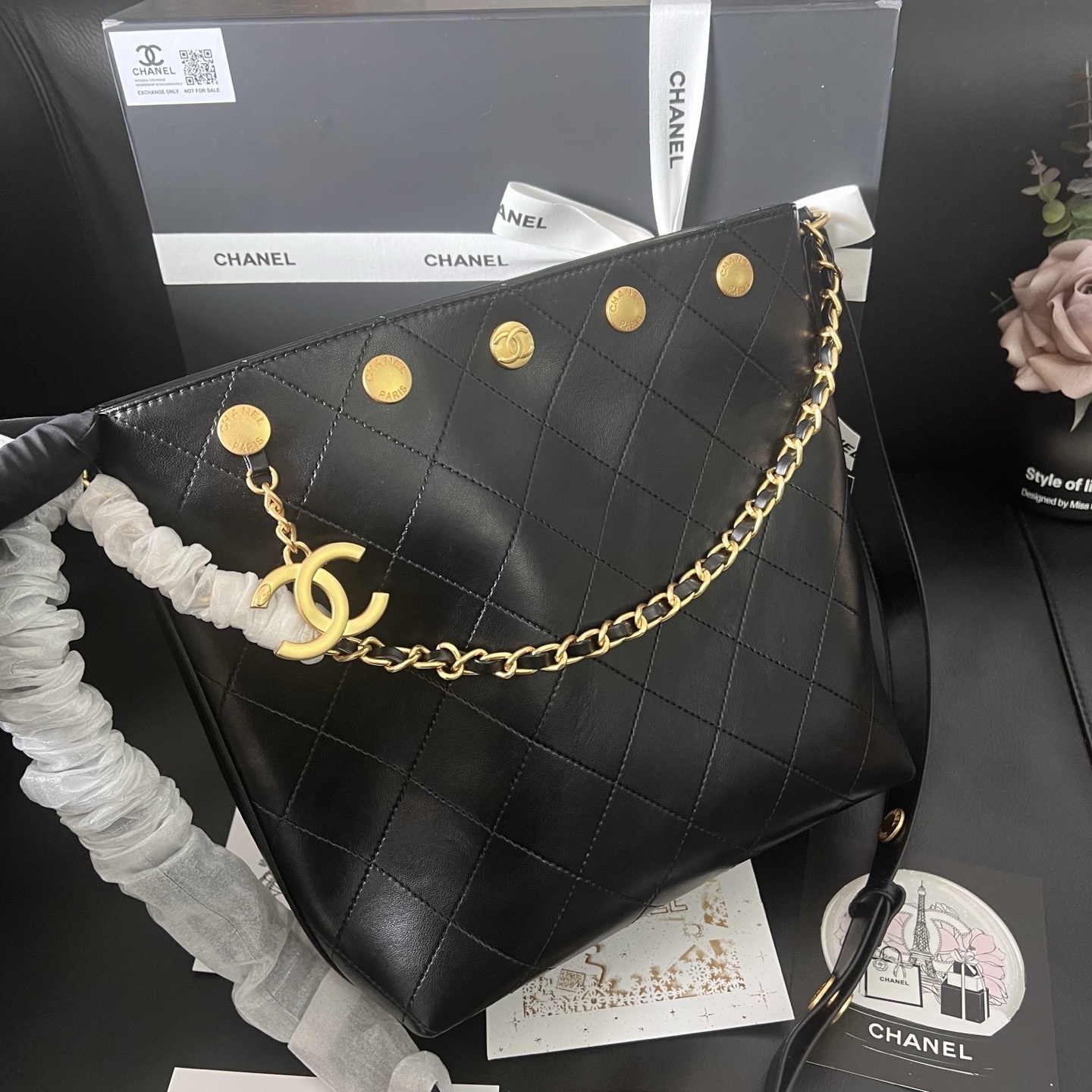 Chanel 25P Coin Hobo Bag