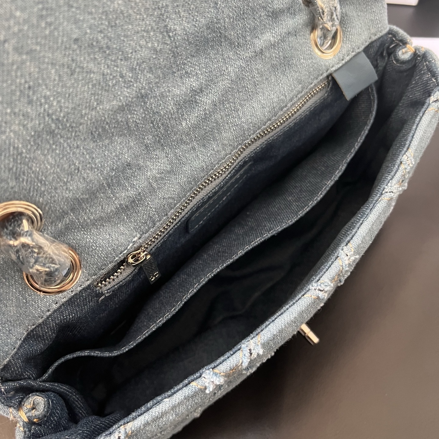 Chanel Vintage Denim CF Bag