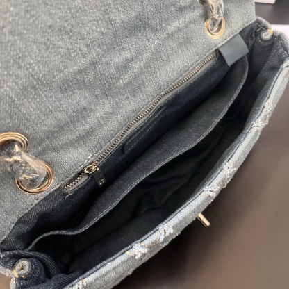 Chanel Vintage Denim CF Bag