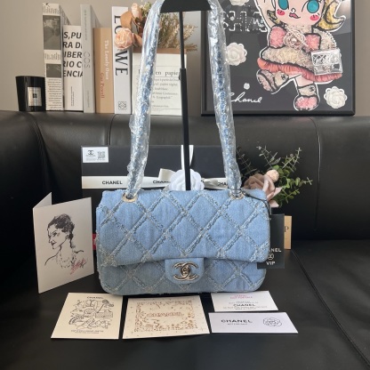 Chanel Vintage Denim CF Bag