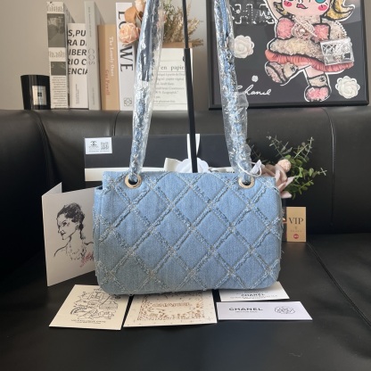 Chanel Vintage Denim CF Bag