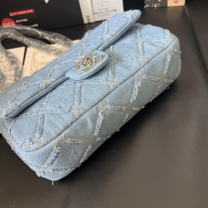 Chanel Vintage Denim CF Bag