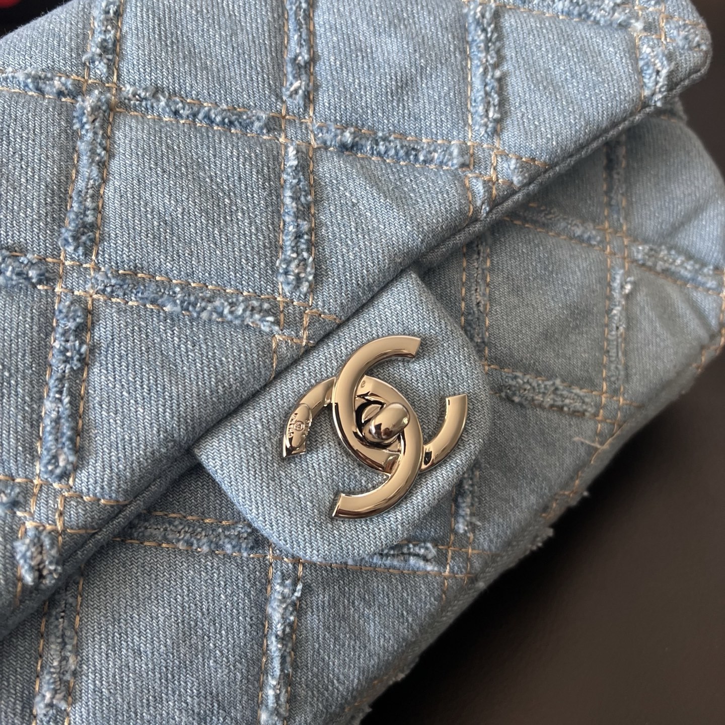Chanel Vintage Denim CF Bag
