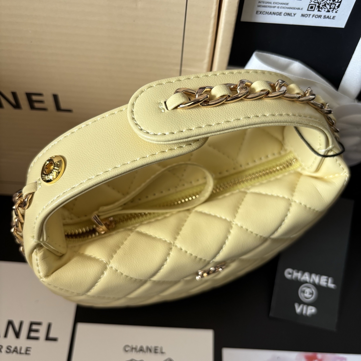 Chanel Half-Moon Hula Hoop Bag