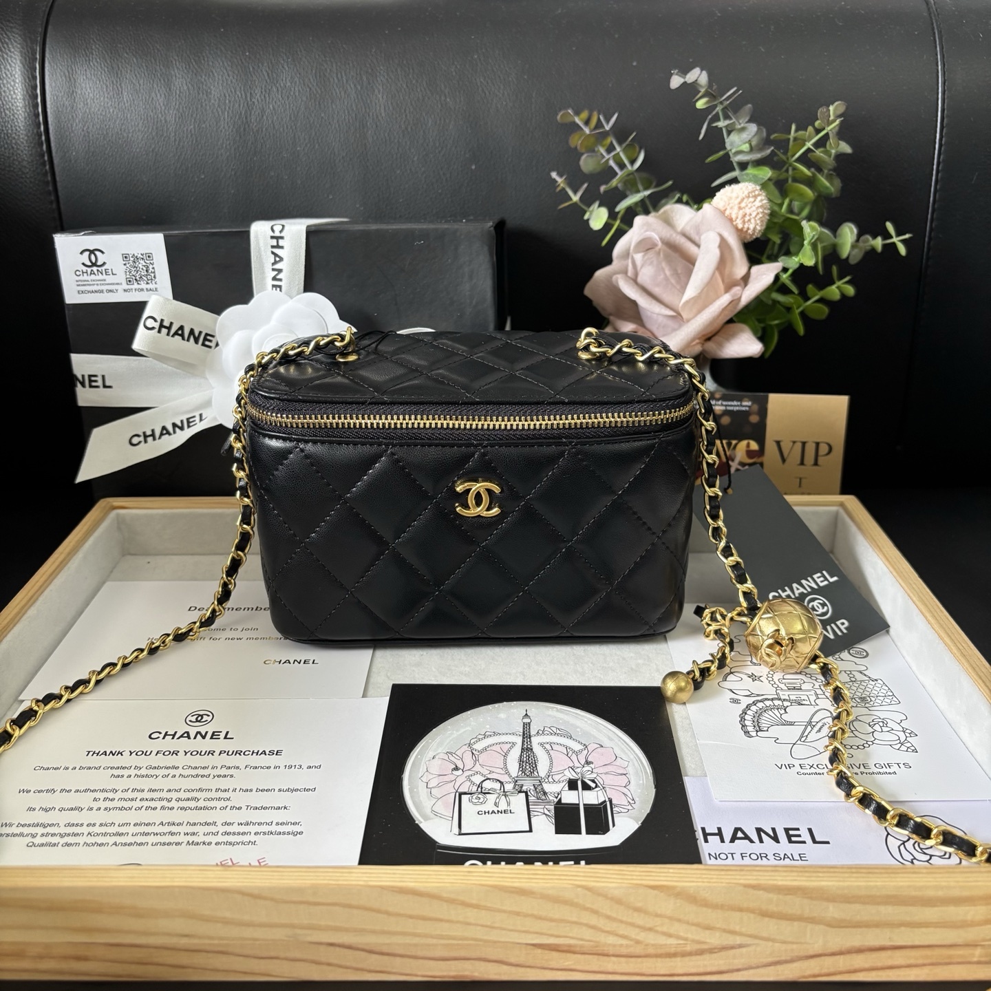 Chanel Gold Ball Box Bag