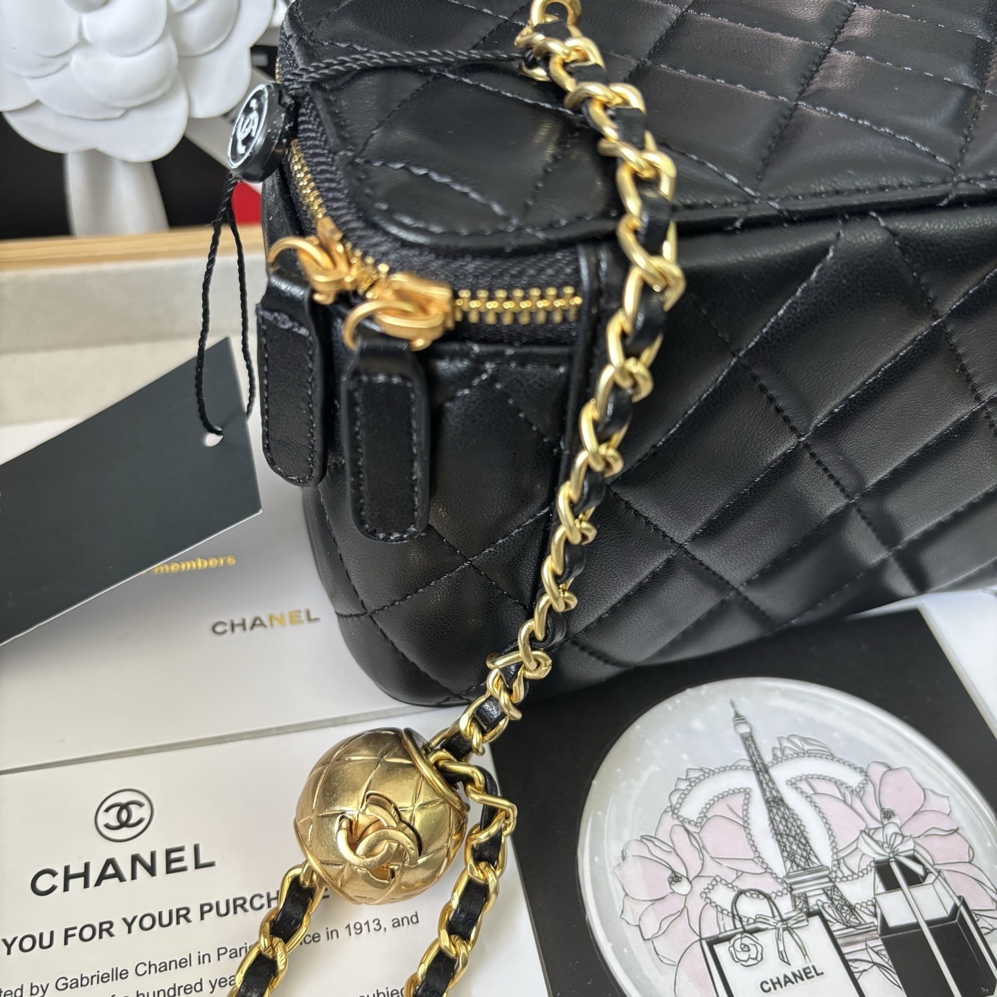 Chanel Gold Ball Box Bag