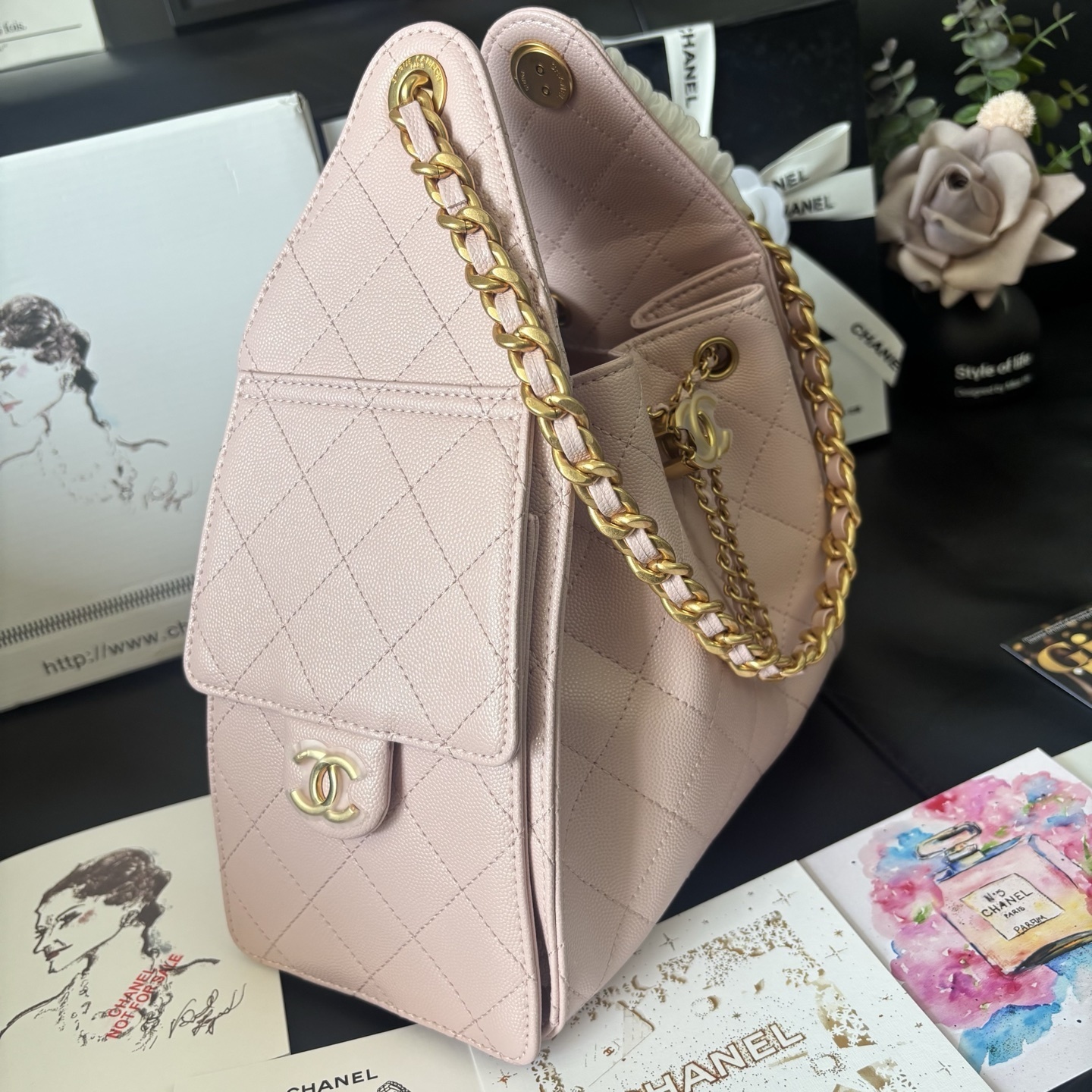 Chanel 25C Hobo Armpit Bag