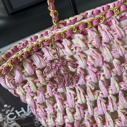 Chanel 23P Straw Woven Bag