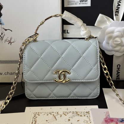 Chanel Enamel Handle Mini Bag