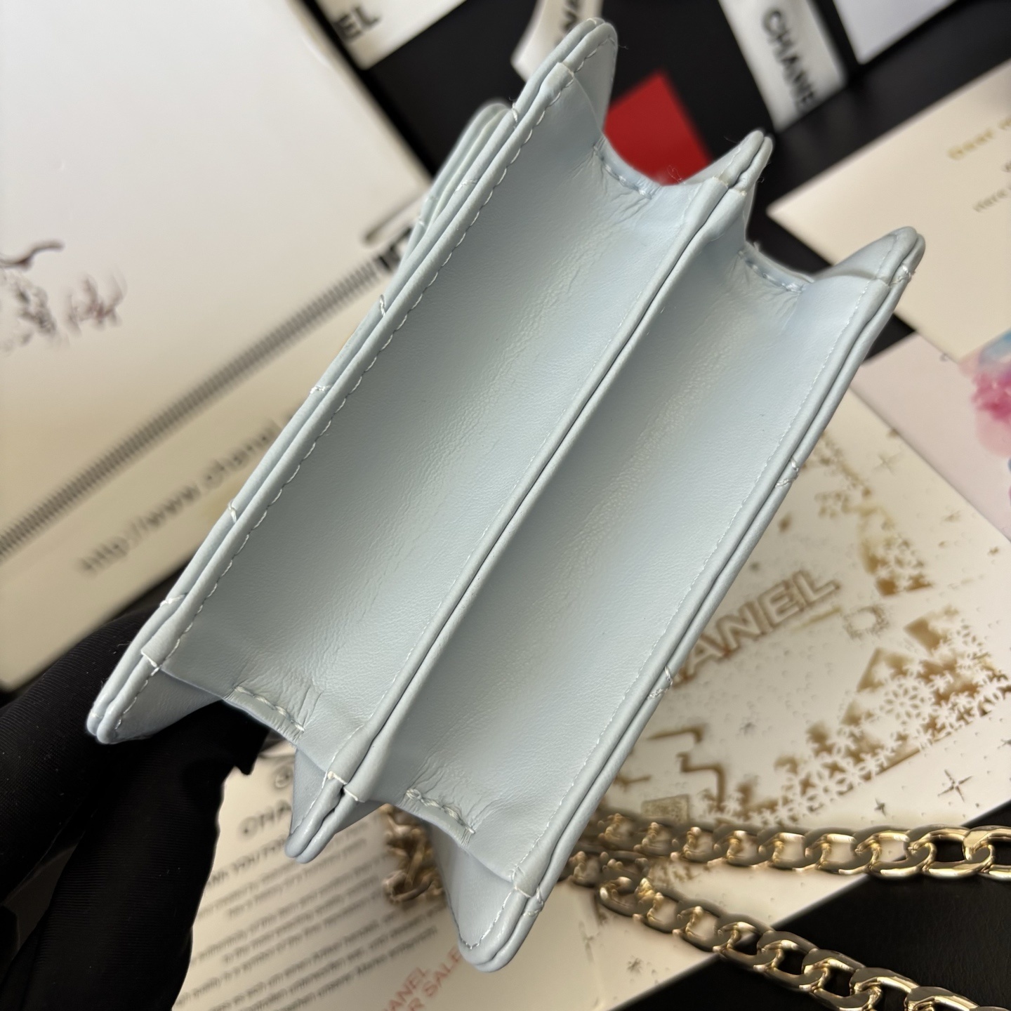 Chanel Enamel Handle Mini Bag