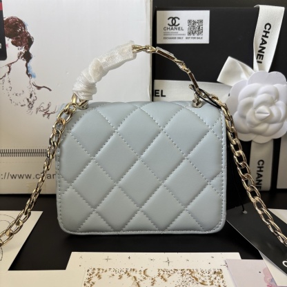 Chanel Enamel Handle Mini Bag