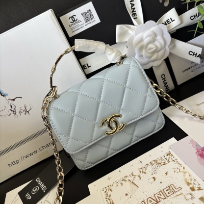 Chanel Enamel Handle Mini Bag