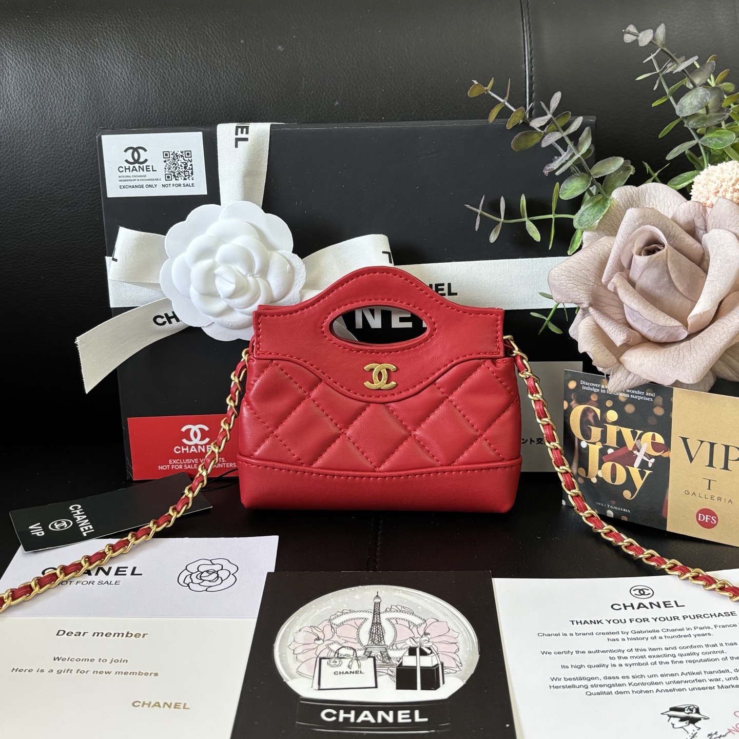 Chanel Red 31 Mini Bag