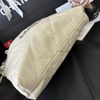 Chanel White 22 Tote Bag