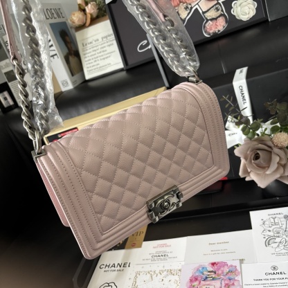 Chanel Caviar Leather Leboy Bag
