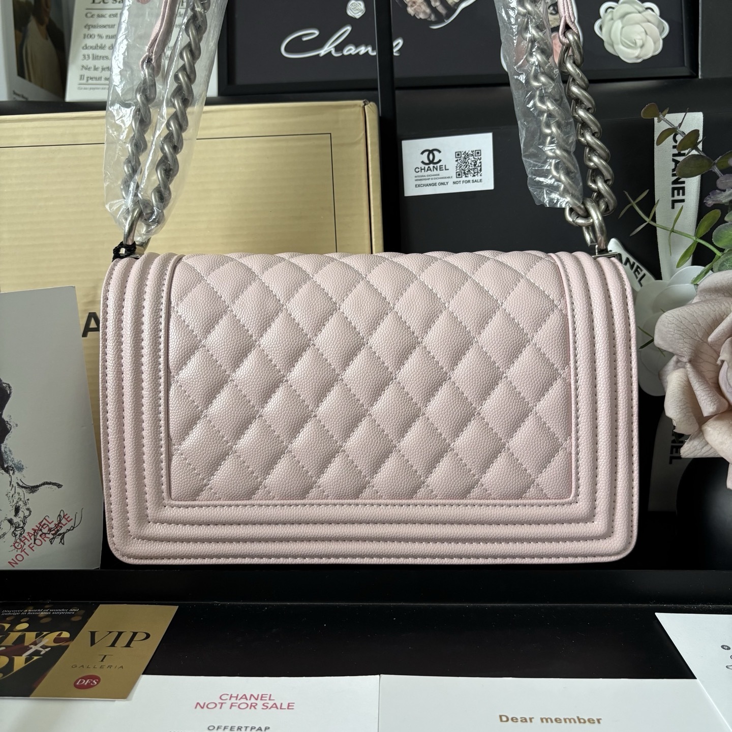 Chanel Caviar Leather Leboy Bag