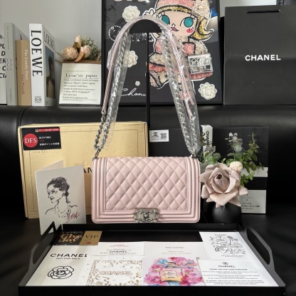 Chanel Caviar Leather Leboy Bag