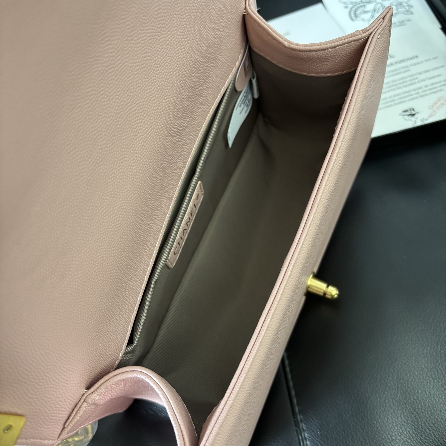 Chanel Caviar Leather Leboy Bag