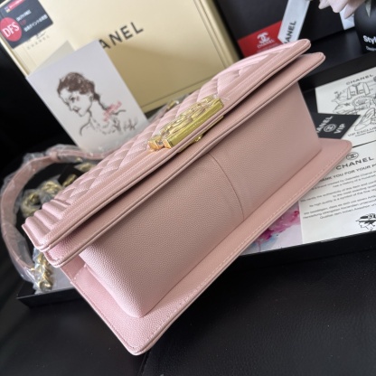 Chanel Caviar Leather Leboy Bag