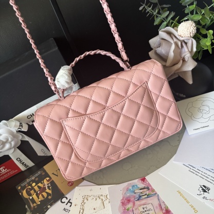 Chanel Pink CF Handle Bag