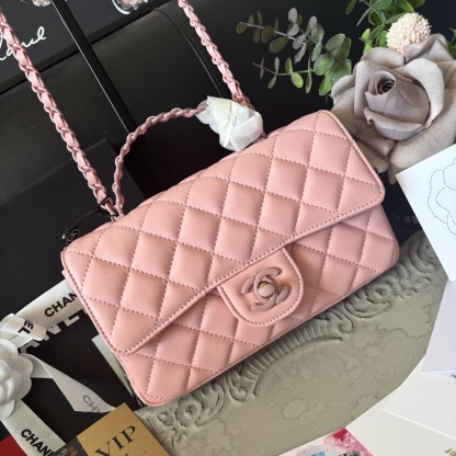 Chanel Pink CF Handle Bag