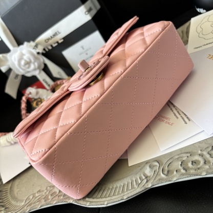 Chanel Pink CF Handle Bag